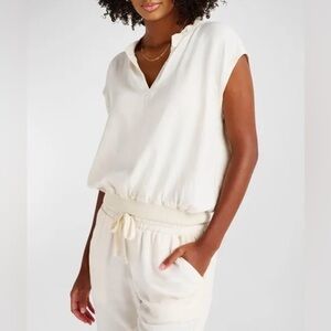 Splendid Halle Linen V-Neck Top Sz XL